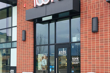 Main Entrance at Iconic Eyecare in Edmonton, AB