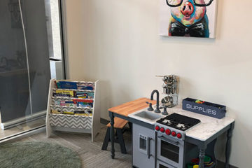 Kids Play Room at Iconic Eyecare in Edmonton, AB